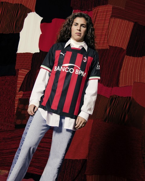 AC Milan R. Leao 17 Matchtröja Hemma 2022-2023 - Långärmad